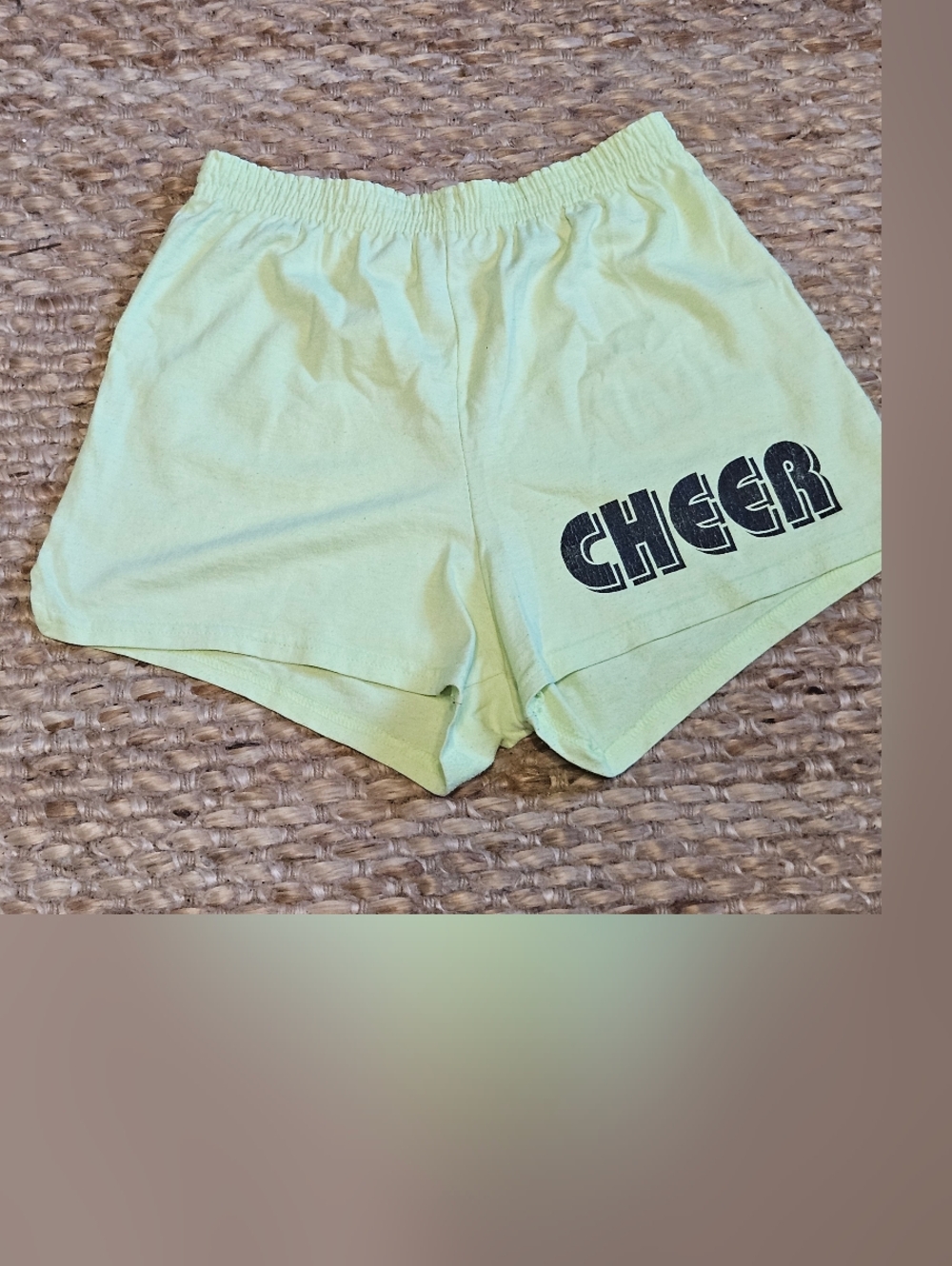 Light Lime Graphic Lounge Shorts - Sz Medium